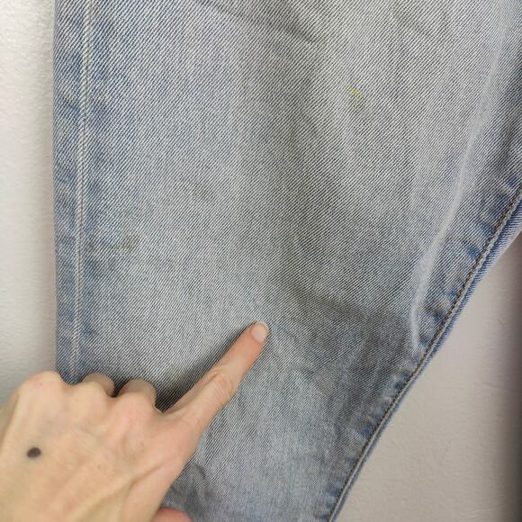 Levis Wedgie Icon Fit Jeans Womens 27 Light Wash Preppy Button Fly Boho Straight - Picture 4 of 13